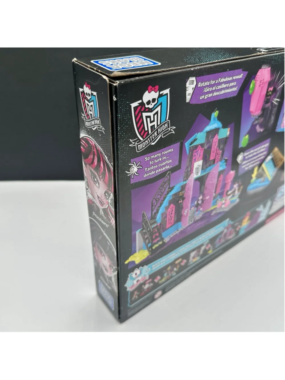 Monster High School Fang Out MEGA Blocks Play Set Draculaura NOS SEALED 2015